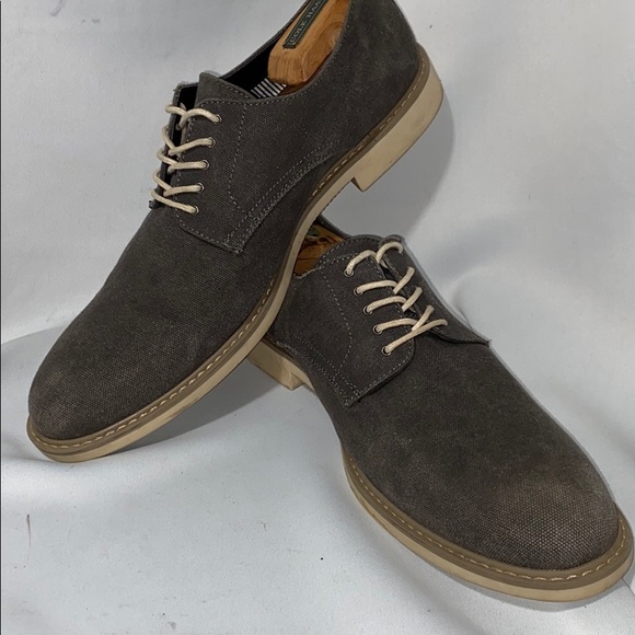 Public Opinion Grey Denim Oxfords Men’s Size 13 - Picture 10 of 10